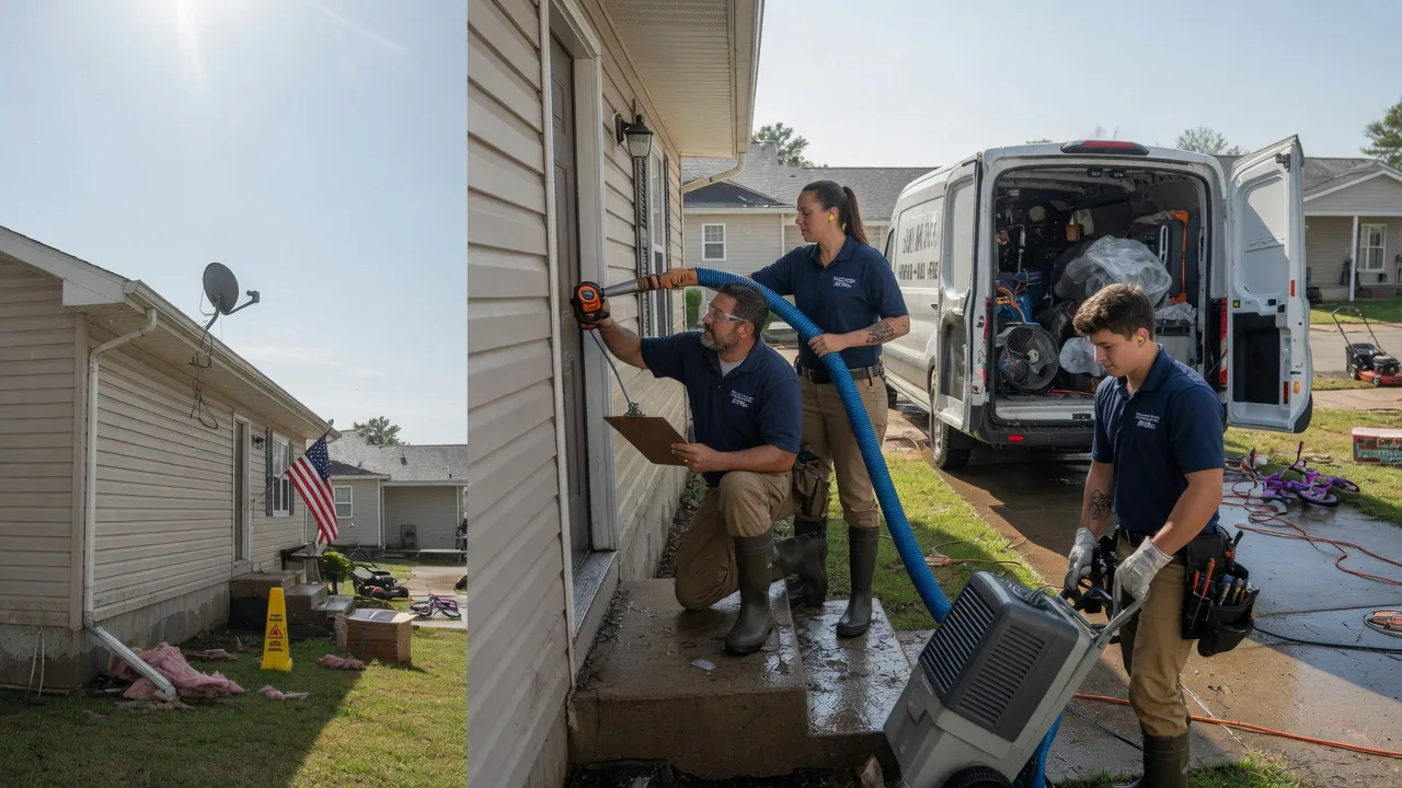 Ceiling Water Damage Restoration in Ipava, IL near me